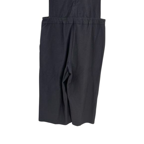 Eileen Fisher Jumpsuit V-Neck Crop Washable Stretch Crepe Gray Size XSP Petite - Picture 10 of 12